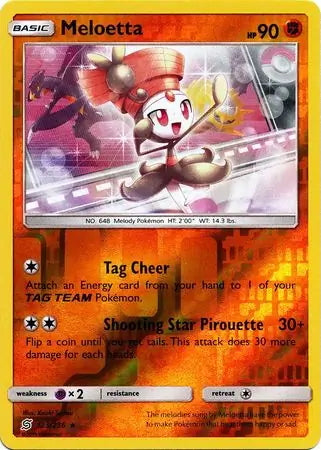 Unified Minds Meloetta #123/236 reverse holo